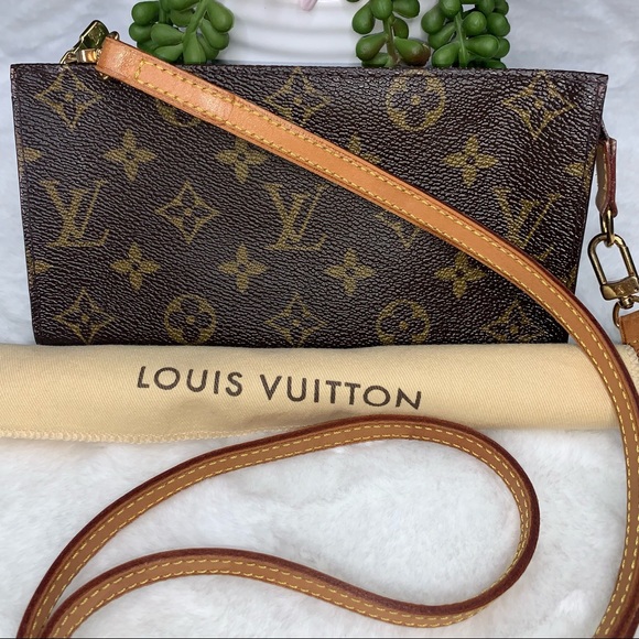 LOUIS VUITTON Monogram Bucket Pouch GM with Louis Vuitton Strap- removable - Picture 4 of 16